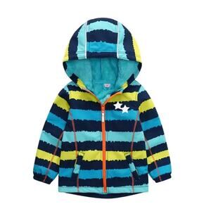 New lined  hooded, kid’s jacket fall, spring size 6